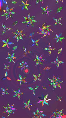 Yumuşak pamuk tasarımı. Raster 'ın taze dokusu. Paketleme, tekstil, duvar kâğıdı için çiçek eskizi. Klasik çiçek desenli. Yumuşak kiremit.