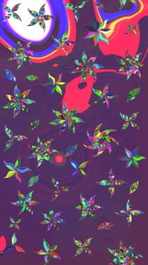 Raster illüstrasyonu. Bahar çiçekleriyle güzel bir çiçek deseni çizmişsin. Güzel kumaş deseni.