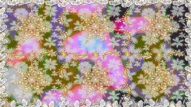 Kış kar dokusu duvar kağıdı. Sembol bayramı, yeni yıl kutlamaları, altın desenler. Tarafsız ve gri renklerde altın kar taneleri. Noel altın kar taneleri kusursuz desen.