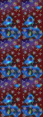 Eskiz Vintage Çiçek Deseni. Raster Kalça dokusu deseni.