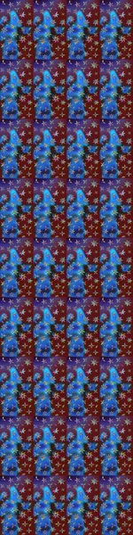 Çiçekler suluboya eskiz deseni. Raster Stili kumaş deseni.