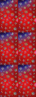 Nazikçe, yaz çiçekleri kırmızı ve mor renklerde. Raster deseni. Raster illüstrasyonu. Küçük çiçekte sevimli çiçek deseni var..