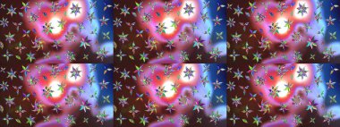 Raster suluboya çiçek deseni, narin çiçekler, kahverengi ve mavi çiçekler, tebrik kartı şablonu. Raster Güzel kumaş deseni.