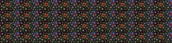 Raster illüstrasyonu. Gri ve kahverengi renklerde bahar çiçekleri. Çiçek ve yapraklı karalama şeklinde Raster çiçek deseni.