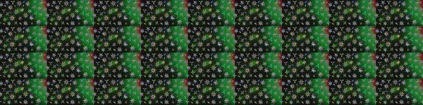 Şirin çiçek elementleri. Gri ve yeşil renkli çiçekler. Raster illüstrasyonu. Çizim.