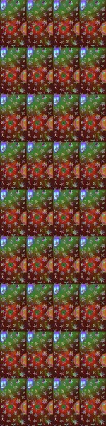 Soyut çiçek çizim kalıbı arka planı. Küçük çiçekteki sevimli çiçek deseni. Raster deseni. Raster illüstrasyonu. Kahverengi ve yeşil renklerde.