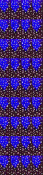 Çiçekli eskiz deseni. Suluboya çizimi. El çizimi. Kahverengi ve mavi renkte çiçekler.