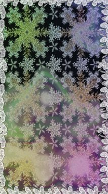 El yapımı dekoratif çerçeve, albüm kapağı, tebrik kartı, klasik Art deco tarzı. Altın karalama fantezi yapraklarından Raster soyut çiçek çelengi ve gri ve nötr renklerde çiçek..