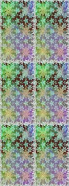 Barok tarzında altın çiçekli süs. Tarafsız ve yeşil renklerde altın element. Damask kusursuz yinelenen arkaplan. Doku arkaplanı üzerine altın duvar kağıdı.