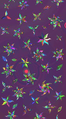 Güzel kumaş deseni. Güzel eskiz şekli. Yazdır. Raster çiçekli arka plan. Renkli Yaz Temalı eskiz kalıbı. Düz Çiçek Elementleri Tasarımı.