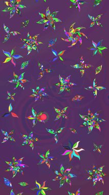 Süslü kumaş deseni. Çiçekli çiçek deseni, suluboya. Raster deseni.