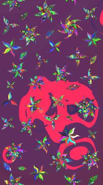 Sabıka fotoğraflarında, bebek kıyafetlerinde, duvar kâğıtlarında, paket kutularında falan kullanılabilir. Zarif, parlak ve eskiz mor ve pembe çiçek desenli tasarım. Raster..