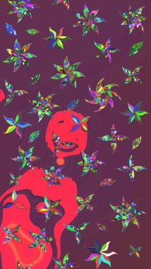 Küçük kahverengi ve pembe renkte oldukça eski bir besin torbası deseni, çiçekler. Millefleur 'lar. Tekstil, kumaş, kapaklar, duvar kağıtları, baskı, paket, koleksiyon defteri, örgü, dekupaj için çiçek arkaplanı..