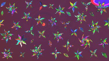 Eski usul küçük çiçekli şirin bir eskiz deseni. Moda arka planında parlak buketler. Kumaş, duvar kağıdı ve kağıt üzerine baskı yapmak için gelişen arka plan. Raster illüstrasyonu.