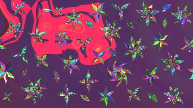 Süslü zentangle çizim dokusu, soyut çiçeklerle süslenmiş. Şekil verilmiş çiçeklerle eskiz deseni. Çiçek deseni duvar kağıdı, şablon dolguları ve web sayfası arkaplanı için kullanılabilir.