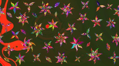 Taslak süsleme izi. Raster Henna tarzı. Etnik Mandala havlusu. Tebrik kartı geçmişi, boyama kitabı, arkaplan ve tekstil için kullanılabilir. Sınır Hindistan çiçek desenli paisley patentli.