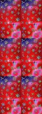 Çiçekleri, deniz kabukları, mandalaları ve suluboya efektleriyle donanma geçmişi. Yatak çarşafları, ceket, paket tasarımı, kumaş ve moda kavramları için tekstil baskısı. Çizim kalıbı etnik tasarım.