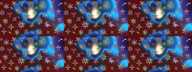 Kullanılabilir Tekstil, tebrik kartı, boyama kitabı, telefon durumda yazdırma için. Raster kına dövme tarzı. Etnik Mandala süsleme. Hint çiçek desenli madalyon desen.