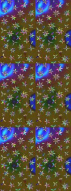 Klasik çiçek desenli. Raster 'ın taze dokusu. Yumuşak fayans. Paketleme, tekstil, duvar kâğıdı için çiçek eskizi. Yumuşak pamuk tasarımı.