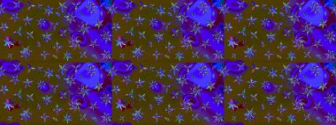 Çiçek arkaplanlı soyut zarafet eskiz deseni. Raster Güzel kumaş deseni.