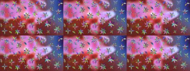 Eskiz modeli etnik tasarım. Çiçekleri, deniz kabukları, mandalaları ve suluboya efektleriyle donanma geçmişi. Yatak çarşafları, ceket, paket tasarımı, kumaş ve moda kavramları için tekstil baskısı.