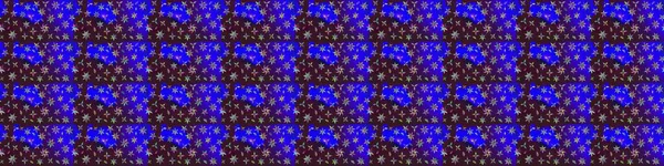 Küçük çiçekli basit bir çiçek çizimi. Mavi ve kahverengi renkli şirin çiçekler. Moda baskısı, albüm, ambalaj kağıdı ve duvar kağıdı için zarif dekoratif süslemeler. Raster illüstrasyonu.