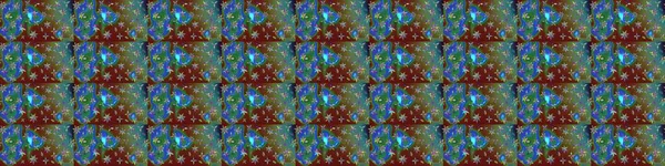 Çiçekli karalama şeklinde Raster çiçek deseni. Yumuşak, bahar çiçekli arka plan. Yeşil ve mavi renkte çiçekler.