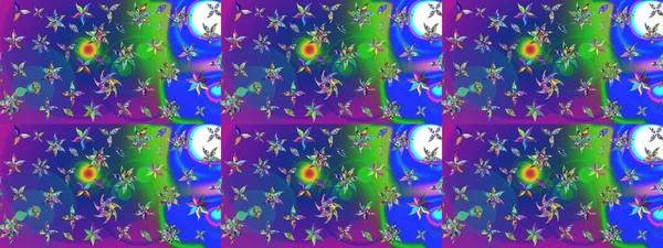 Davetiye ve kartpostal tasarımı için dekoratif çiçek unsurları. Şirin, zarif çiçekler Raster illüstrasyonu. Yapraklı çizim şekli. Tekstil için figür. Poster veya kapak için arkaplan.