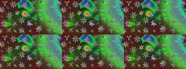 Üst manzara, yumuşak stil. Sevgililer günü ve tebrik kartı konsepti için şık bir davetiye. Yeşil ve kahverengi renkte manzaralı çiçek deseni. Çiçek kompozisyonu, el boyası, hassas şablon..