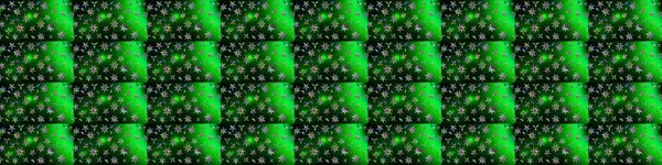 Raster düz çiçek çizim deseni. Hediye ambalaj kağıdı, tebrik kartları, posterler ve pankart tasarımı. Yeşil ve mavi renkte çiçekler.