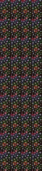 Güzel suluboya yaz çiçekleri deseni..