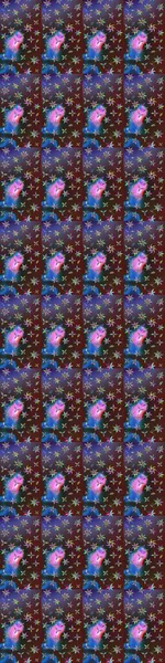 Güzel suluboya yaz çiçekleri deseni..