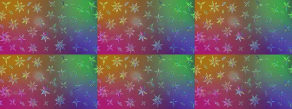 Çizim çiçek deseni duvar kâğıdı olarak kullanılabilir. Kahverengi ve mor renkli çiçekler. Raster illüstrasyonu.