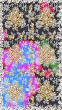 Tekrarlayan elementlerle kusursuz soyut arkaplan. Gri, nötr ve altın desenli. Zarif raster klasik desen.