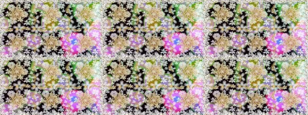 Kusursuz soyut bir arkaplan. Oriental raster klasik nötr, gri ve altın desenli. Raster illüstrasyonu.