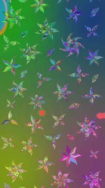 Küçük yeşil ve mavi çiçeklerle oldukça eski bir besin torbası deseni. Tekstil, kumaş, kapaklar, duvar kağıtları, baskı, paket, koleksiyon defteri, örgü, dekupaj için çiçek arkaplanı..