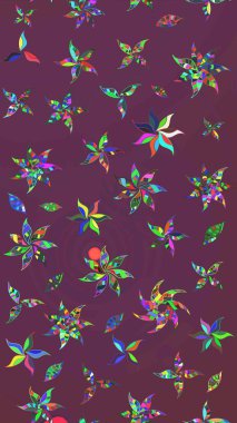 Doodle çiçekler ve dalları, otlar ve çiçekler. Elle çizilmiş. Raster resim. Güzel kumaş deseni.