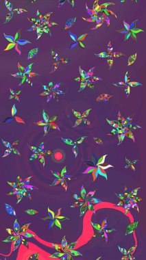 Klasik taslak çizimi. Çiçek moru ve menekşe eskiz deseni. Raster çiçek izi..