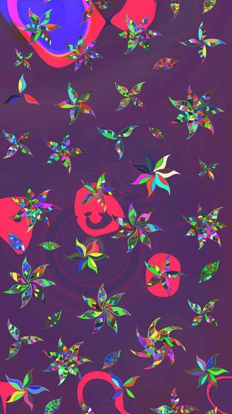 Eskiz geçmişi. Raster. Tomurcukları çiçek olan sevimli bir çiçek deseni. Raster illüstrasyonu. Kumaş, tekstil, duvar kağıdı baskısı için. Antika retro tarzı.