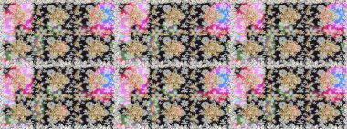 Kusursuz kıvırcık saçlar. Doğulu stil altın deseni gri ve nötr renklerde altın elementlerle donatır. Raster altın desen.