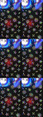 Raster Güzel kumaş deseni. Çiçek arkaplan ile soyut zarafet çizim deseni.