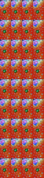 Küçük çiçekteki sevimli çiçek deseni. Turuncu ve kırmızı renkte çiçekler.