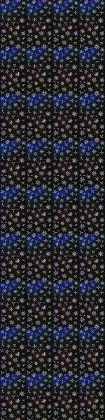 Gömlek baskısı için çiçek boyası. Çiçek desenli eskiz. Gri ve mavi renkte çiçekler.