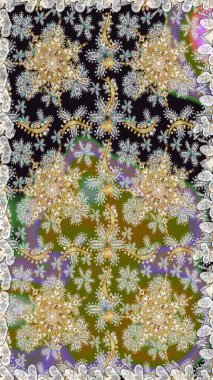 Gri ve nötr renklerde altın elementli pürüzsüz desen. Şam tasarım için kusursuz desen.