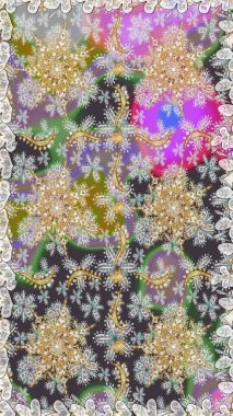 Gri ve nötr renklerde grafiksel modern kusursuz desen. Kusursuz raster arka plan. Duvar kâğıdı barok, İspanyol kumaşı. Kusursuz çiçek deseni.