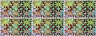 İslam tasarımı. Tarafsız ve kahverengi renklerde altın desenli altın elementler. Çiçek kiremitleri. Raster altın tekstil baskısı. Kusursuz desenli oryantal süs.