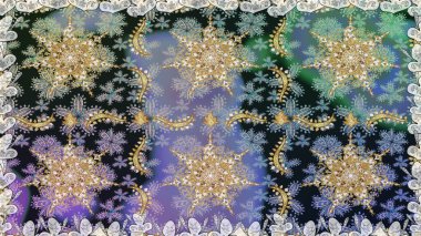 Klasik klasik klasik arka plan. Geleneksel oryantasyon süsü. Kusursuz klasik raster altın desenli. Gri ve nötr renklerde altın elementlerle kusursuz desen.