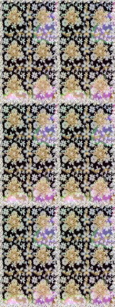 Tekrarlayan elementlerle kusursuz soyut arkaplan. Tarafsız, siyah ve altın desenli. Zarif raster klasik desen.