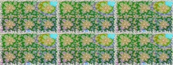 Raster. Kusursuz altın desenli bukleler. Yeşil ve nötr renklerde altın elementlerle kusursuz desen. Doğu tarzı arabesk. Parlak dantel, çiçekler, şal deseni. Zarif altın deseni aç.