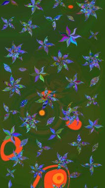 Suluboya desenli çiçek deseni. Dekorasyon ve tasarım için güzel bir desen. Ton halinde. Moda baskısı. Çiçeğin suluboya çizimlerinin zarif deseni.